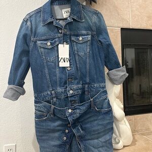 Zara Indigo Denim dress